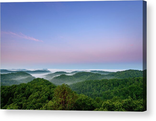 Kentucky Acrylic Print featuring the photograph The Fog by Michael Scott