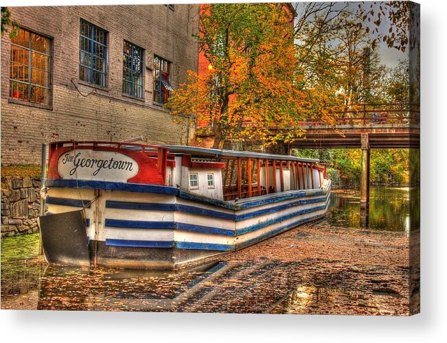 Hdr Acrylic Print featuring the photograph The Georgetown 2 by Brian Governale