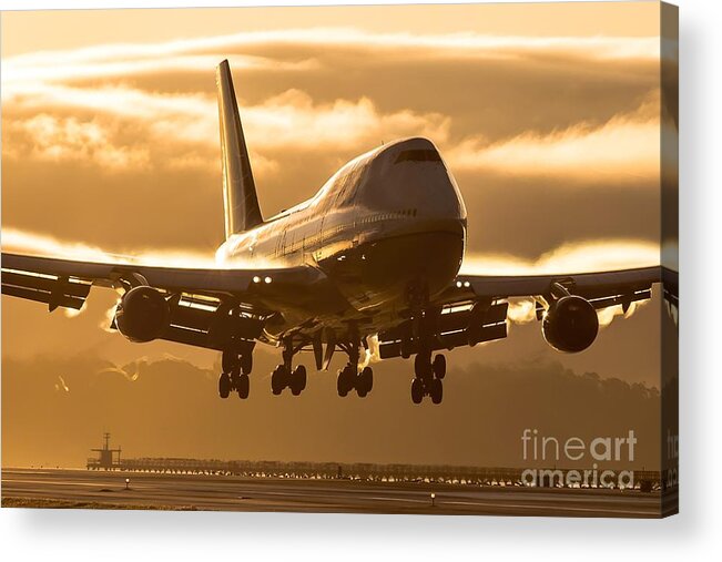 Planes Acrylic Print featuring the photograph The Gold Standard by Alex Esguerra