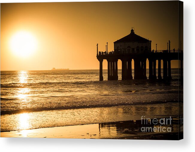 Sunset Acrylic Print featuring the photograph The Golden Hour by Ana V Ramirez