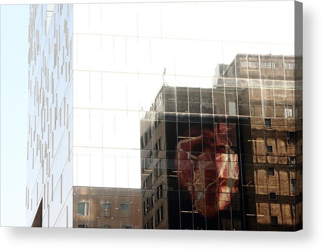 Urban Acrylic Print featuring the photograph The Heart Of The City by Kreddible Trout