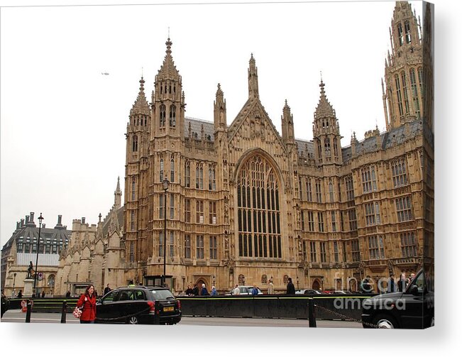 Commons Acrylic Print featuring the photograph The Houses of Parliament by David Fowler
