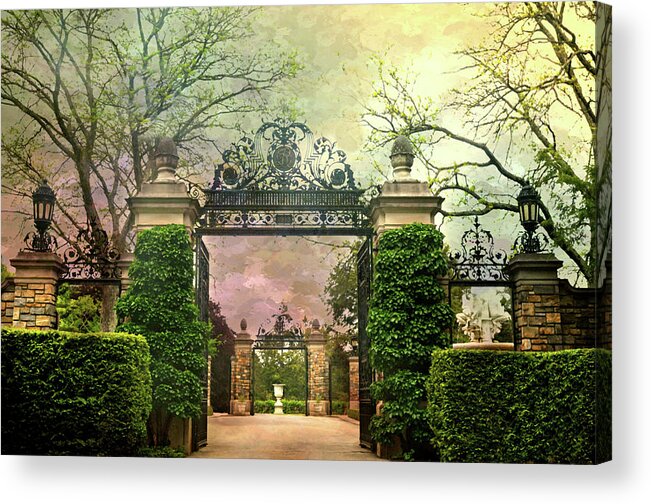 Landscape Acrylic Print featuring the photograph The Iron Gate by Diana Angstadt