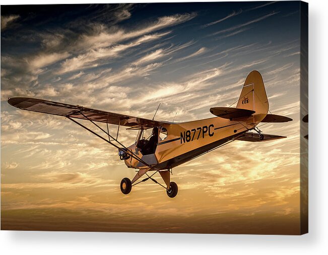 A2a Acrylic Print featuring the photograph The Joy Of Flight by Jay Beckman