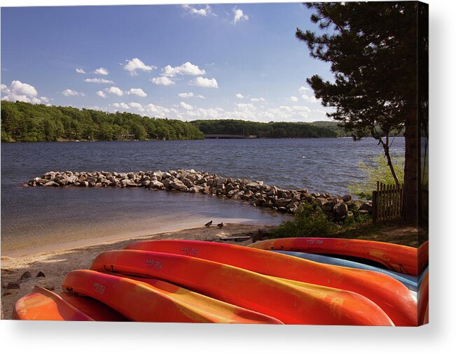 Daniel Houghton Acrylic Print featuring the photograph The Lake by Daniel Houghton