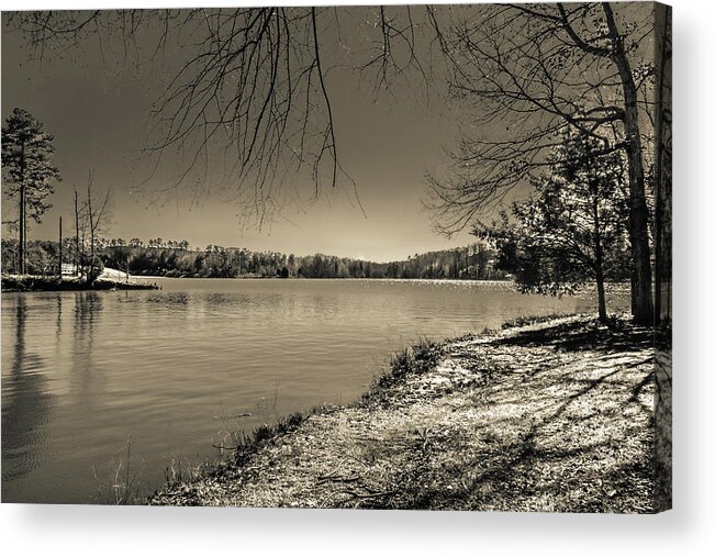 Lake Crabtree Acrylic Print featuring the photograph The Lake X by Wade Brooks