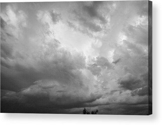 Nebraskasc Acrylic Print featuring the photograph The Last Glow of the Day 002 by NebraskaSC