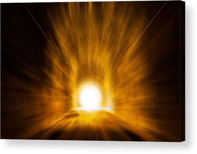 Lights Acrylic Print featuring the photograph The Light at the End of the Tunnel by Pelo Blanco Photo