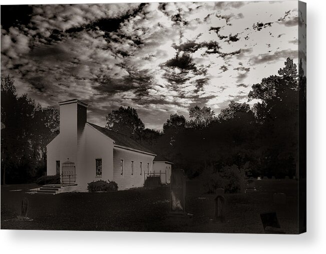 Church Acrylic Print featuring the photograph The Living and the Dead by Joseph G Holland