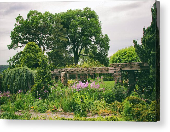 Wave Hill Acrylic Print featuring the photograph The Monocot Garden by Jessica Jenney