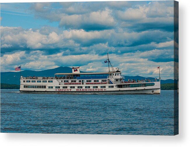 Mount Washington Boat Acrylic Print featuring the photograph The Mount Washington by Brenda Jacobs