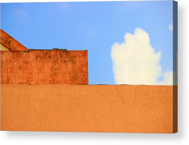 Stray Cloud Acrylic Print featuring the photograph The Muted Cloud by Prakash Ghai
