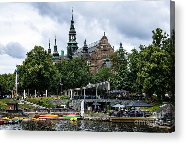 Photography Acrylic Print featuring the photograph The Nordic Museum at Djurgarden by RicardMN Photography