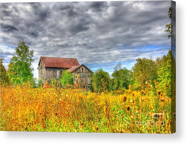 Old Home Stead Acrylic Print featuring the photograph The old homestead by Robert Pearson