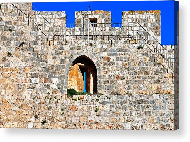Wall Acrylic Print featuring the photograph The Old Wall by Lydia Holly