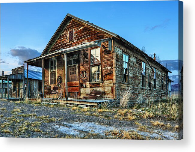General Store Acrylic Print featuring the photograph The Old Wendel General Store by James Eddy