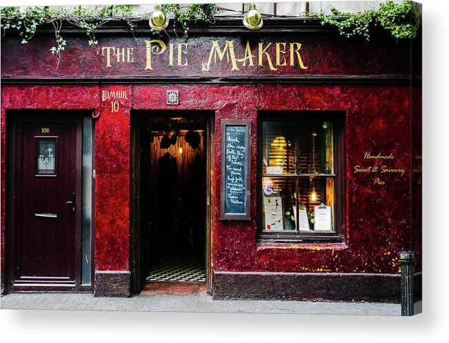 Cities Of The World Acrylic Print featuring the photograph The Pie Maker by Lexa Harpell