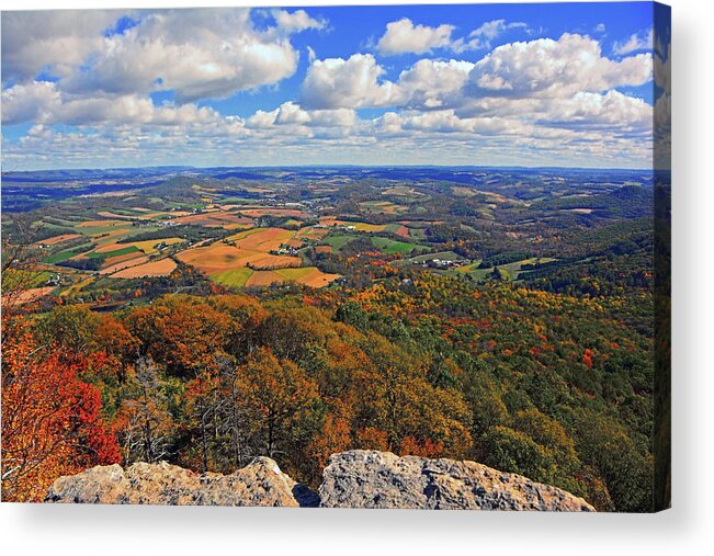The Pinnacle On Pa At Acrylic Print featuring the photograph The Pinnacle on PA AT by Raymond Salani III