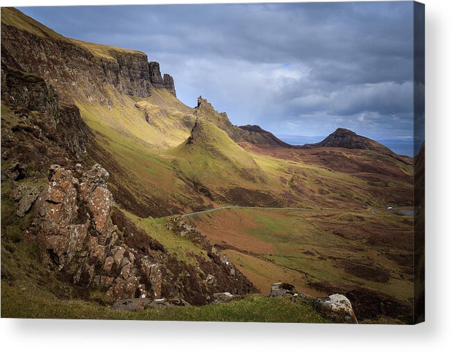 Britain Acrylic Print featuring the photograph The Quiraing by Chris Smith