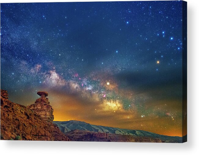 Astronomy Acrylic Print featuring the photograph The Rift by Ralf Rohner