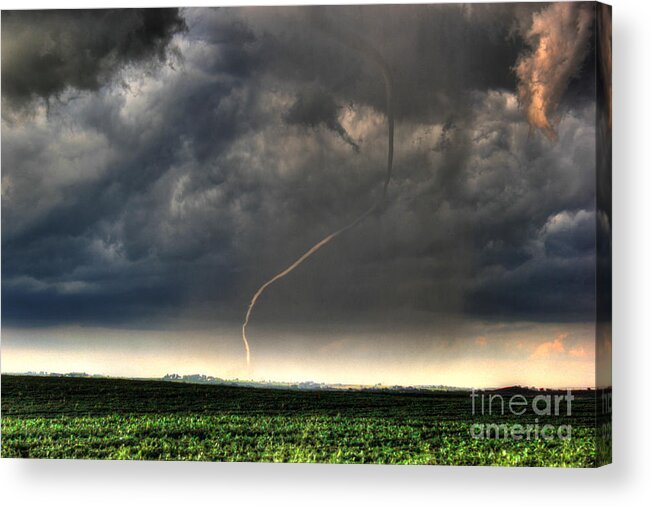 Tornado Acrylic Print featuring the photograph The Rope by Thomas Danilovich