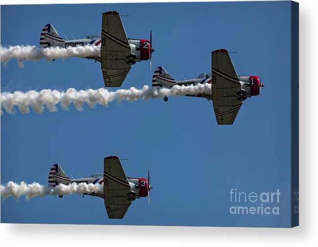 Skytypers Acrylic Print featuring the photograph The Skytypers Team by Doug Sturgess