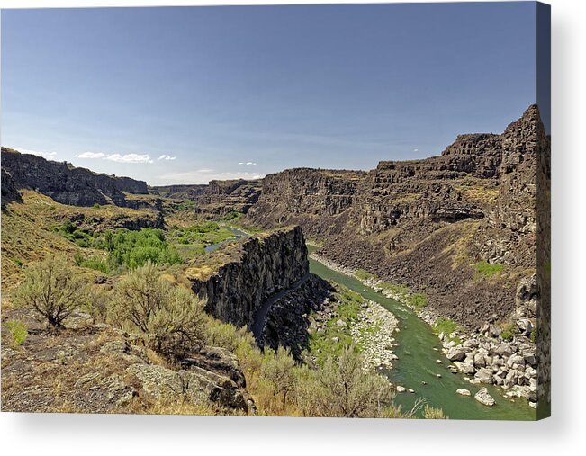 Canyons Acrylic Print featuring the photograph The Snake River Canyon by Jim Thompson
