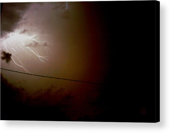 Sky Acrylic Print featuring the photograph The Storm 2.2 by Joseph A Langley