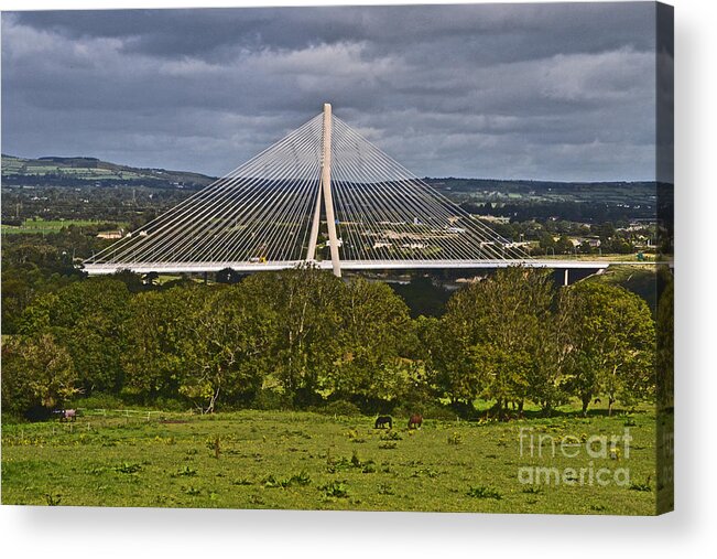 Bridge Acrylic Print featuring the photograph The Thomas Francis Meagher bridge by Joe Cashin