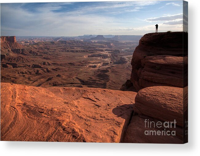Utah Acrylic Print featuring the photograph The Vast Lands by Jim Garrison