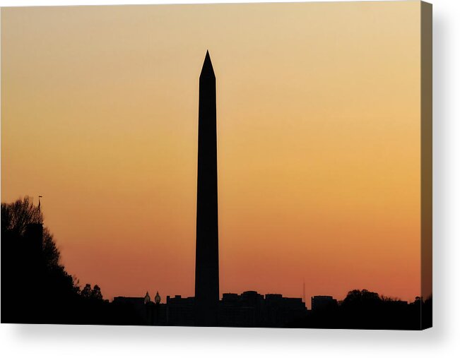 Washington Monument Acrylic Print featuring the photograph The Washington Monument by Jackson Pearson