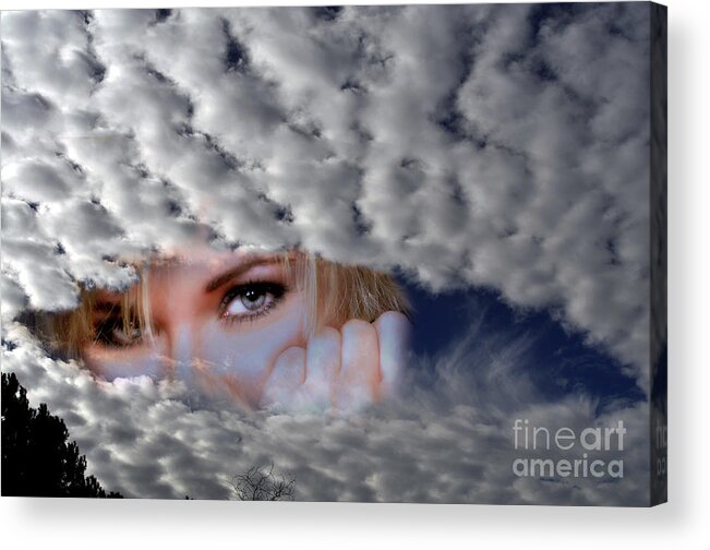 Clay Acrylic Print featuring the photograph The Watcher Above by Clayton Bruster