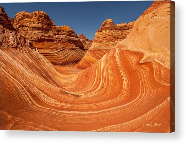 Wave Acrylic Print featuring the photograph The Wave by Claudia Abbott