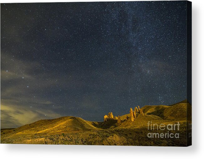 Witches Acrylic Print featuring the photograph The Witches And The Big Dipper by Spencer Baugh