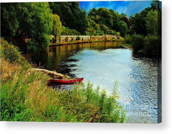 Rivers Acrylic Print featuring the photograph The Wye by Richard Denyer