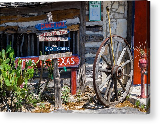 Boerne Acrylic Print featuring the photograph This is Texas by Ed Gleichman