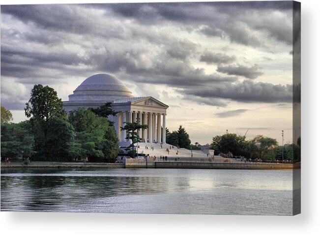 Thomas Acrylic Print featuring the photograph Thomas Jefferson Memorial by Gene Sizemore