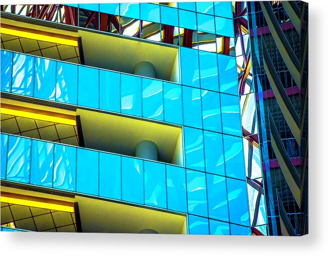  Acrylic Print featuring the photograph Thompson Center State of Illinois Helmut Jahn DSC5860 by Raymond Kunst