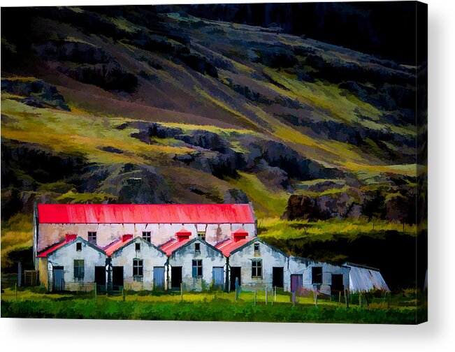 Iceland Acrylic Print featuring the photograph Those days are over. You don't have to sell your body to the nig by Neil Alexander Photography