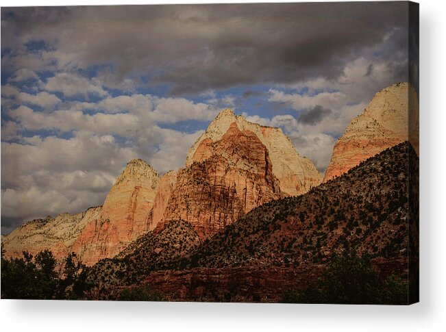 Zion Acrylic Print featuring the photograph Threatened by Jim Cook