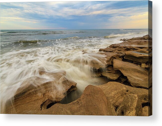 Atlantic Ocean Acrylic Print featuring the photograph Tidal Flow by Stefan Mazzola