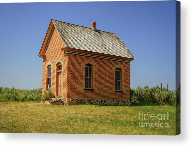 Chesterfield Acrylic Print featuring the photograph Tithing House by Roxie Crouch