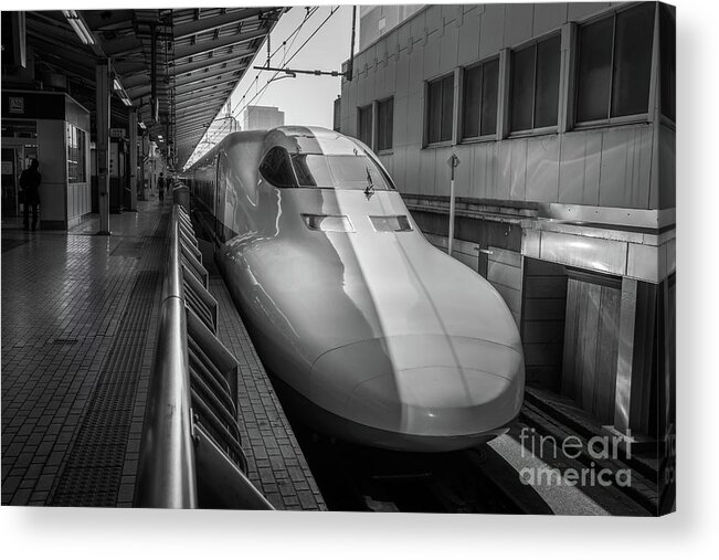 Tokyo Acrylic Print featuring the photograph Tokyo to Kyoto Bullet Train, Japan 3 by Perry Rodriguez
