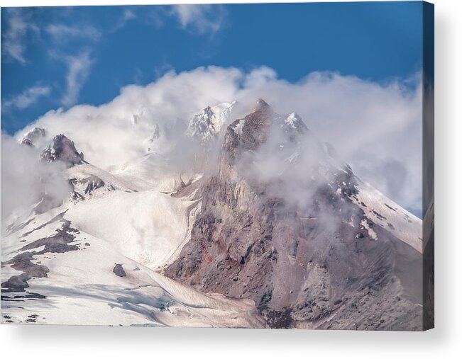 Mount Hood Acrylic Print featuring the photograph Top Of The World by Kristina Rinell
