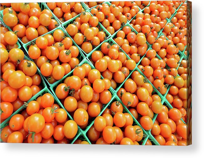 Tomato Acrylic Print featuring the photograph Totally Tomato by Todd Klassy