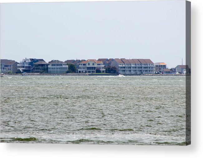 Houses Acrylic Print featuring the photograph Town On The Water by Chris W Photography AKA Christian Wilson