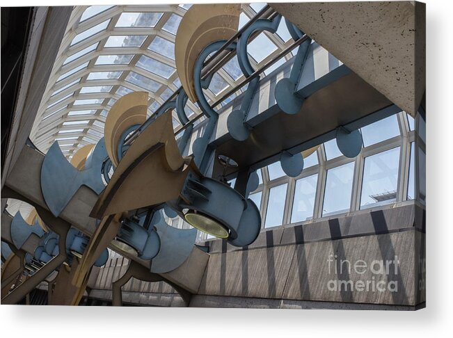 Train Station Acrylic Print featuring the photograph Train Station by Roberta Byram