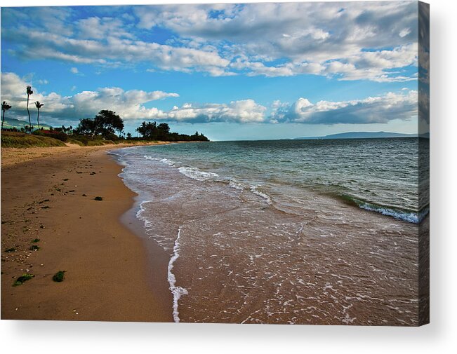 Ocean Acrylic Print featuring the photograph Tranquil Beach by Harry Spitz