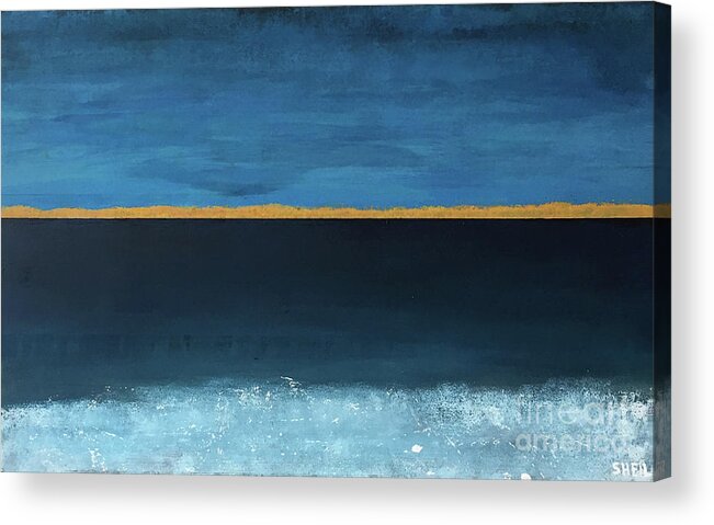 Abstract Acrylic Print featuring the painting Tranquility by Amanda Sheil
