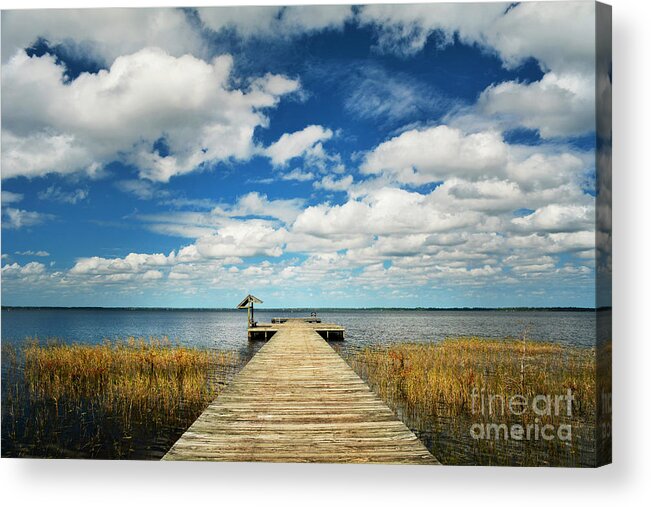 Lake Acrylic Print featuring the photograph Tranquility Found by Kelly Nowak